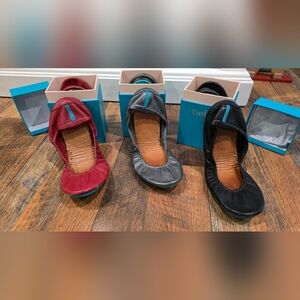 3 pair of Tieks by Gavrieli  sz 8 ballet flats